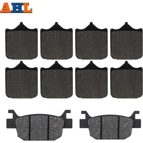 AHL Motorcycle Front and Rear Brake Pads For Benelli TRK502 TRK502X TRK 502 Leoncino 500 BJ500 BJ500GS-A BJ 500