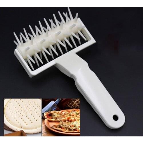 Plastic Pizza Roller Pin Bread Cookies Pie Hole Punch DIY Pastry Dough Roller Lattice Craft Household Kitchen Baking Tools