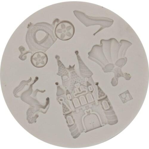 Pony Dress Skirt Fondant Cake Chocolate Baking Silicone Mold 15-399
