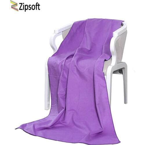 2Pcs/Set Zipsoft Brand Beach towel Bath Microfiber Travel Gym Sports Towels Yoga Mat Compact Camping Swimming Pool quick drying