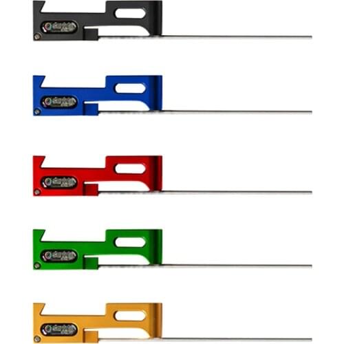 Archery Stainless Steel Recurve Bow Clicker Adjustable Bow and Arrow Clicker Archery Accessories for Hunting Shooting