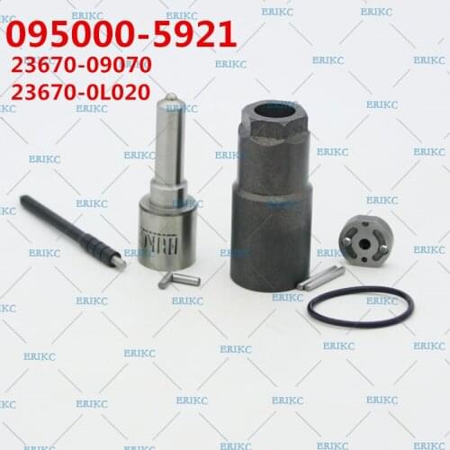 23670-09070 ERIKC 095000-5921 Pump Injection Repair Kits Nozzle DLLA155P863 Injector Nozzle 23670-0L020 for Toyota Hilux 2KD-FTV