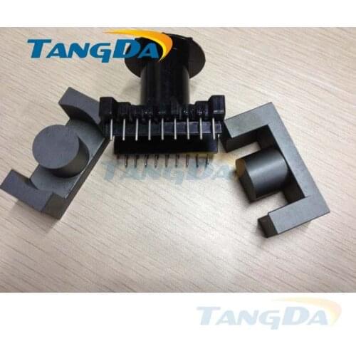 Tangda EC53 core EC Bobbin magnetic core + skeleton 9+9 pin sewing Transformers Inductors ertical