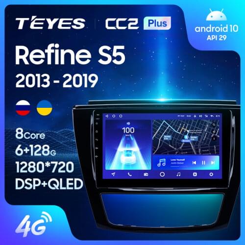 TEYES CC2L CC2 Plus For JAC Refine S5 2013 - 2019 Car Radio Multimedia Video Player Navigation GPS Android No 2din 2 din DVD