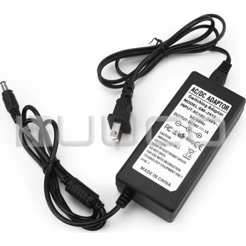 5 PCS/LOT Universal Adapter AC 100V~240V to DC 24V 1A Buck Power/Conveter/Charger/Regulator for Led Strip/Micro Pump/Router etc