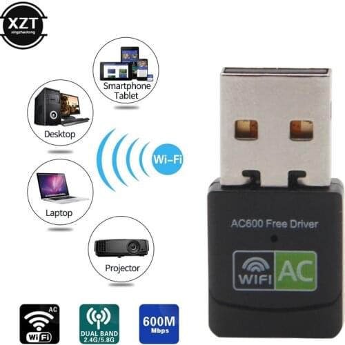 USB Network Card Wifi Adapter Lan 150 600 Mbps Free Driver Antenna AC Wifi Receiver PC Wi-Fi Dongle USB Ethernet 802.11n/g/b