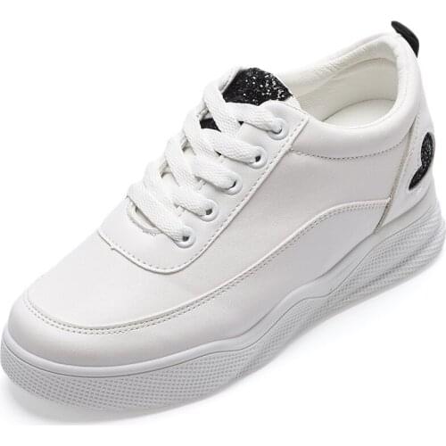 Zapatos Mujer 2019 Fashion Women PU Leather Oxford Shoes Woman Lace Up Loafers Brown Casual Sneakers Shoes for Women R1-13