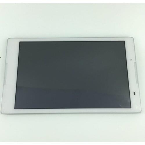 LCD display + touch screen digitizer Assembly with frame for Lenovo Tab 3 TAB3 8.0 850 850F 850M TB3-850M TB-850M Tab3-850 white