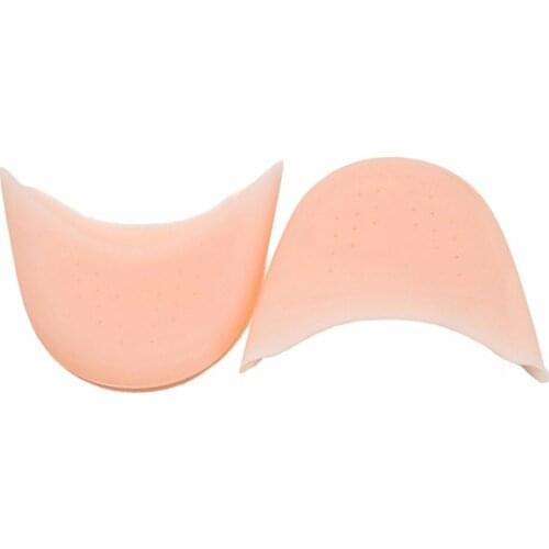 1 Pair Silicone Gel Toe Caps Soft Ballet Pointe Dance Athlete Shoe Pads Breathable Universal Pads For Girls Women Foot Care
