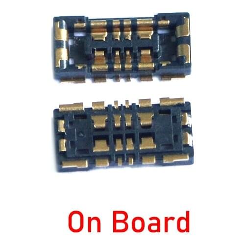 5PCS Inner Battery FPC Connector On Motherboard Replacement For HuaWei Enjoy 9 Plus Y9 2019 Nova 4 4E Clip Contact On Flex Cable