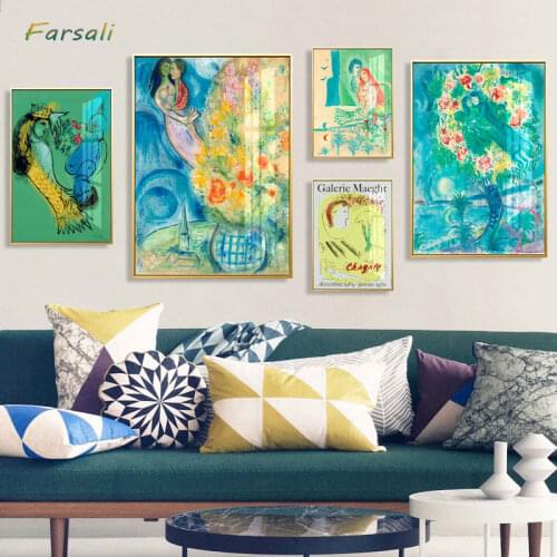 Abstract Women Line Drawing Nordic Poster&Prints Modern Canvas Painting Wall Art Blue Girl Wall Picture Bedroom Home Décor-4