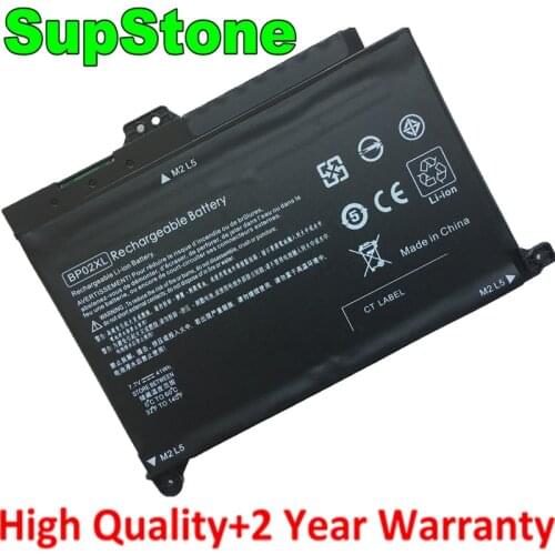 SupStone BP02XL HSTNN-LB7H UB7B Laptop Battery For HP Pavilion 15-AU002NQ AW068NR AU118TU 849909-850 849569-421 TPN-Q172 Q175