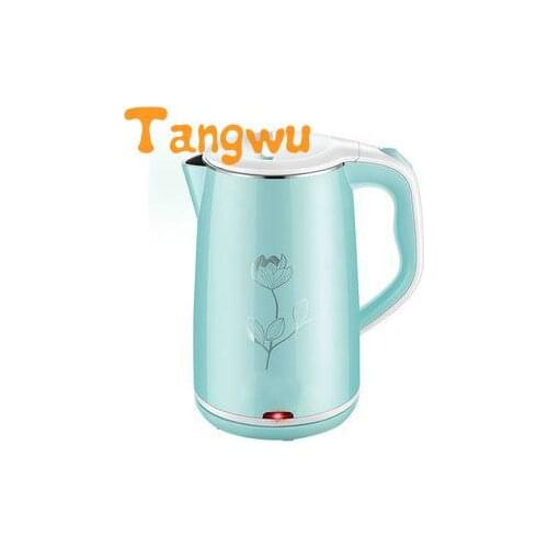 Free shipping Electric kettle automatic power off anti scald stainless steel