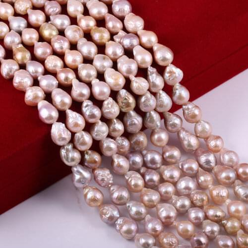 Trendy Natural Freshwater Pearl Beads Fashion Loose Spacer Beads for Jewelry Making DIY Necklace Bracelet Accessories 10x13mm