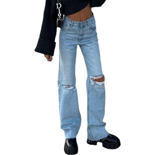 Женские прямые брюки CFYH China At AliExpress