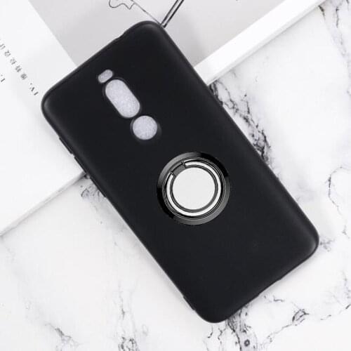 For Meizu X8 Back Ring Holder Bracket Phone Case Cover Phone TPU Soft Silicone Cases for Meizu 16th 16