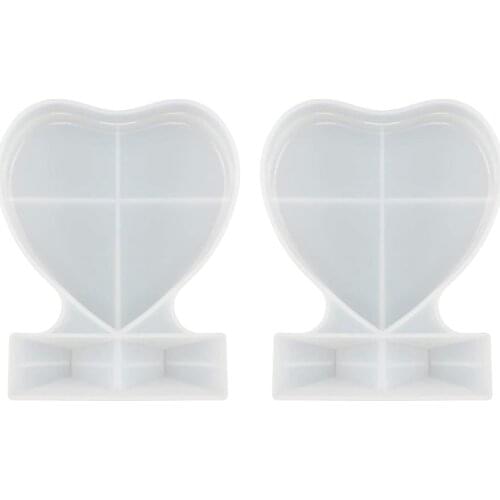 Photo Frame Epoxy Resin Mold Large Heart Picture Frame Silicone Molds for Home Decoration DIY Crafts and Handmade Gifts
