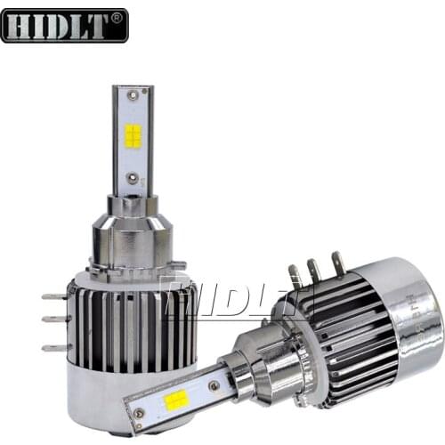 HIDLT 1 Set 60W 6000LM High Bright Canbus Car H15 LED Headlight Bulb 6000K White H15 Car Auto Headlamp Light For Audi A5 A6 Q7