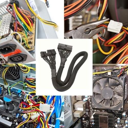 14pin 10Pin To 24 Pin ATX Power Supply Cable 20 4 Pin AX1500i AX760i PSU AX1200i Sleeve AX860i Motherboard For Corsair L6Z3
