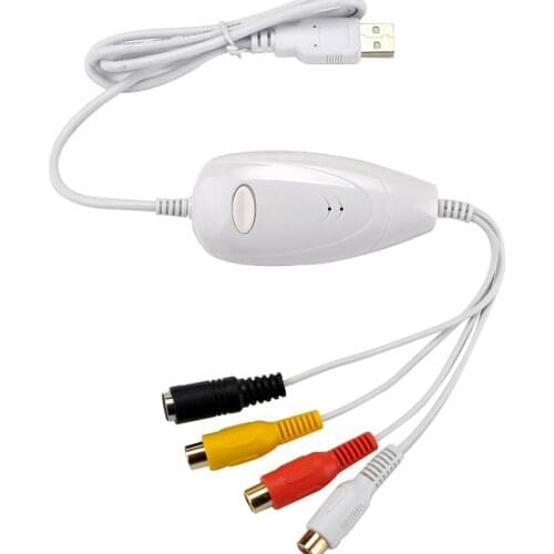 USB Audio Video Capture VHS to DVD Converter Capture Card,camcorder tv box old vhs tape to a digital file Windows10 Win10 orMAC