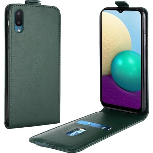 Flip Up and Down Leather Case for Samsung Galaxy M02 Case SM-M022F 6.5''Vertical Cover for Galaxy M 02 Case Phone Bag