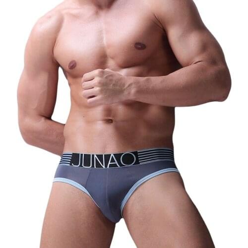 Ice Silk Low Waist Sexy Male Underwear Solid Soft Breathable Thin Man Briefs U Pouch Mens Panties Cueca Calzoncillos Underpants