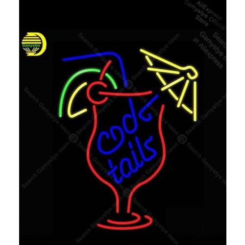 NEON SIGN For New Cocktails Martini Beer PUB Store display Restaurant indoor Signs Light Bulbs Display neon signs for home