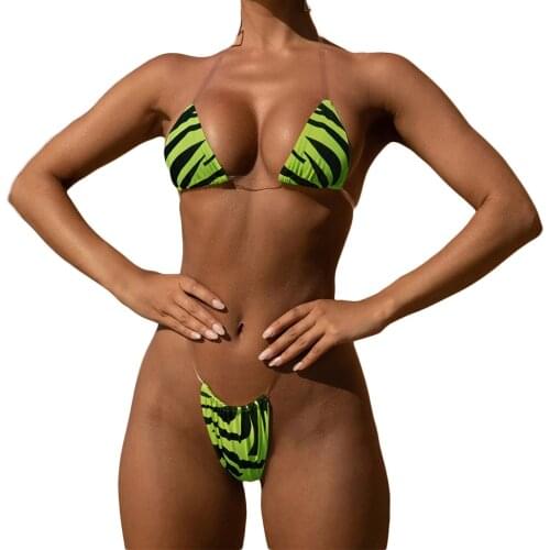 New Women Bikini Set 2019 Summer Sexy Crochet Push-up Padded Bra Swimsuit Swimwear Triangle Bathing Suit