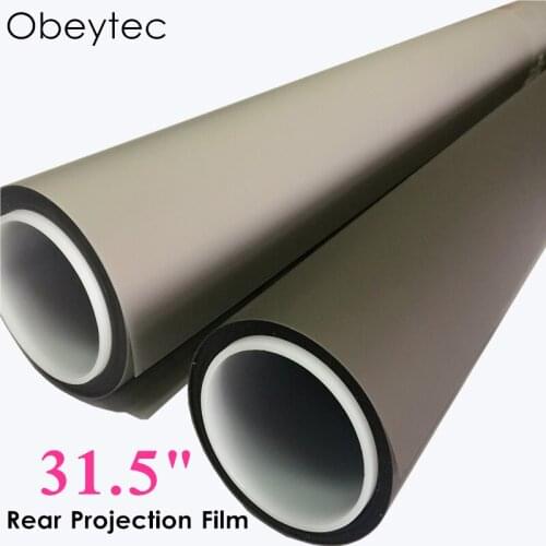 Obeytec 31.5" Advertising hologram holographic rear adhesive film projection projector screen film foil