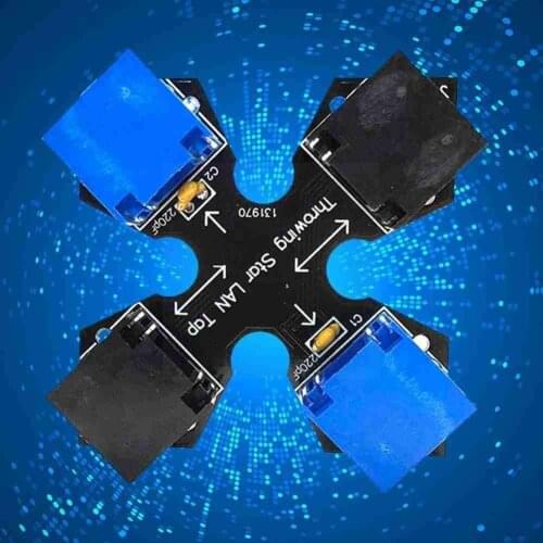 Passive Ethernet Tap Throwing Star LAN Tap Network Communication Capture Ethernet Replica Mod Packet Monitoring R9S9