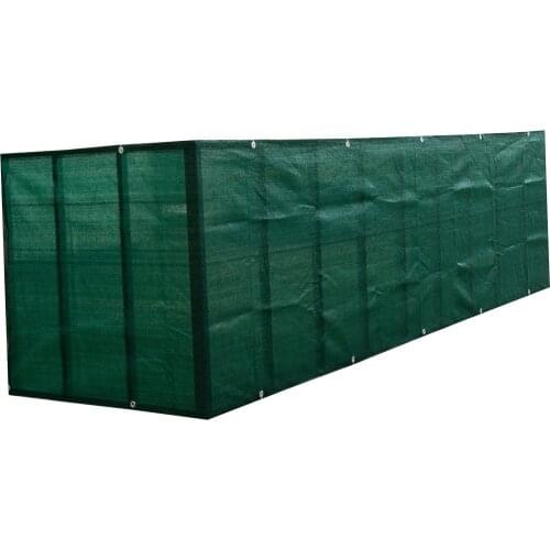 5 M Balcony Garden Fence Cover Shelter Privacy Screen Sewing Buckle Outdoor Awning Wind Sunshade Net for Balconys Swimming Pool