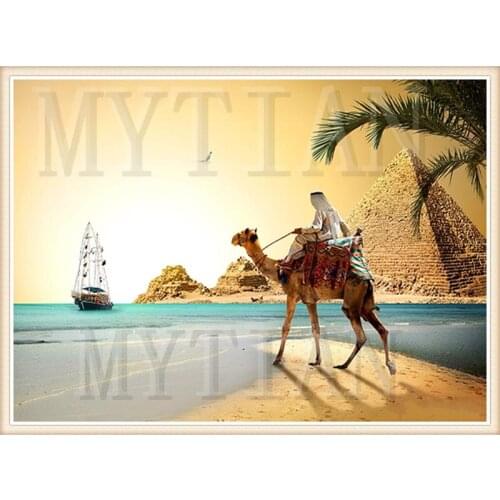 Diy 5d Diamond Painting Cross Stitch kits Egypt pyramids world 5D DIY Full Square/round Mosaic Embroidery Rhinestones home decor