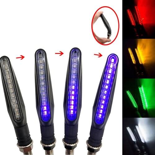 Universal Motorcycle LED Turn Signal Light Indicator Amber Flasher Lamp For Honda cbr 1100xx 1100 xx 929 vtx 1300 VF750 VFR750