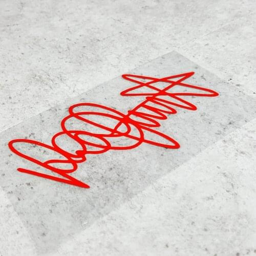 Car Styling Vinyl Moto Racing Rossi Signature Auto Tail Window Body Sticker Decals