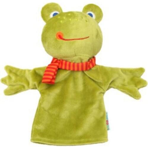 1 Pcs Frog/Duck/Monkey Hand Puppets, Plush Safari Animals Hand Puppet Toys for Boys and Girls Motor Skills Improving 69HE
