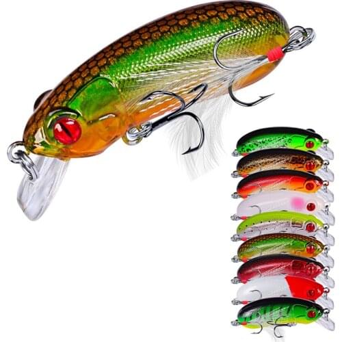 1PCS Wobblers Fishing Minnow Lures 6cm 9.2g Winter VIB Crankbaits Sinking Hard Artificial Bait With Treble Hooks Tackle