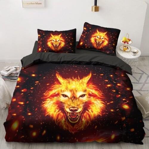 3D Black Design Custom Comforter Case Duvet Quilt Cover Bedding Set Double King Queen Double Single Size Home Textile