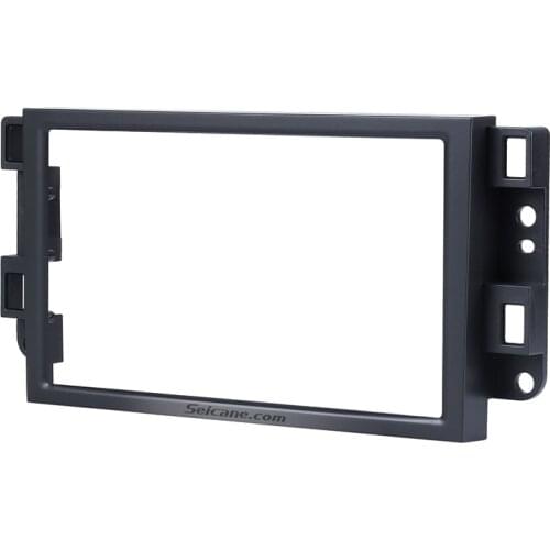 Seicane 2 DIN Car Radio Fascia Stereo Dash Install Trim Panel for 2006-2011 Chevrolet Lova Captiva Gentra Aveo Epica Car Face
