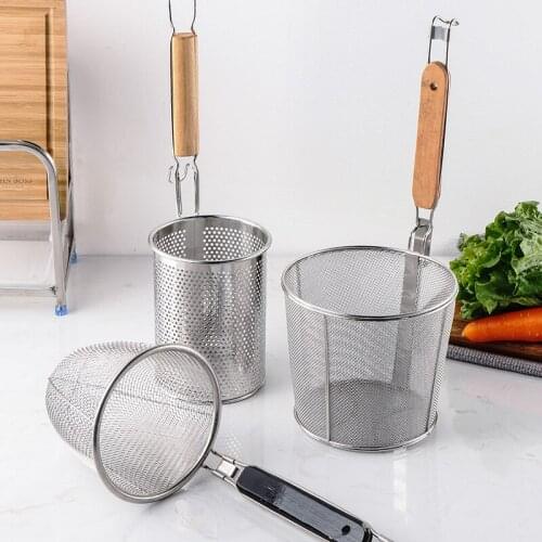 Stainless steel encrypted thick vermicelli spicy hot colander with hook fishing spoon