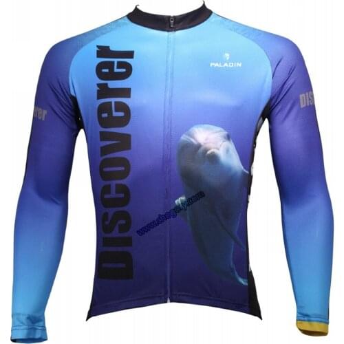 Coolest boys bicycle jersey Anti-Pilling long sleeved high quality road bike clothes for winter XXXL
