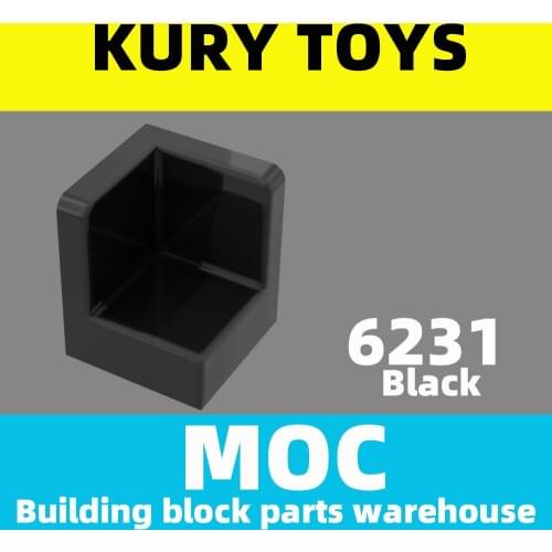 Kury Toys DIY MOC For 6231 100pcs Building block parts For Panel 1 x 1 x 1 Corner
