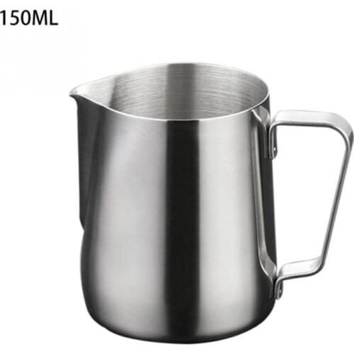 Stainless Steel Milk Frothing Pitcher Steaming Milk Coffee Jug Cappuccino Latte Art Espresso Barista Steam Cup 150/350/600Ml
