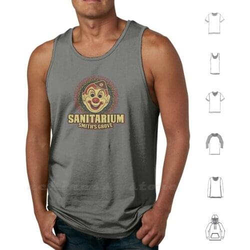 The Smiths Grove Sanitarium Tank Tops Vest Sleeveless Clown Sanitarium Michael Myers Halloween Murder Spooky