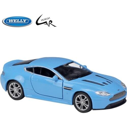 WELLY 1:36 Model Car Simulation Alloy Metal Toy Car Childrens Toy Gift Collection Model Toy Gifts Aston Martin V12 Vantage
