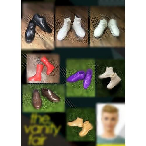 1/6 New Original multiple Colorful Doll Accessories Fashion Sneaker Flat Shoes Genuine Sandals Shoes for Barbie Doll Shoes