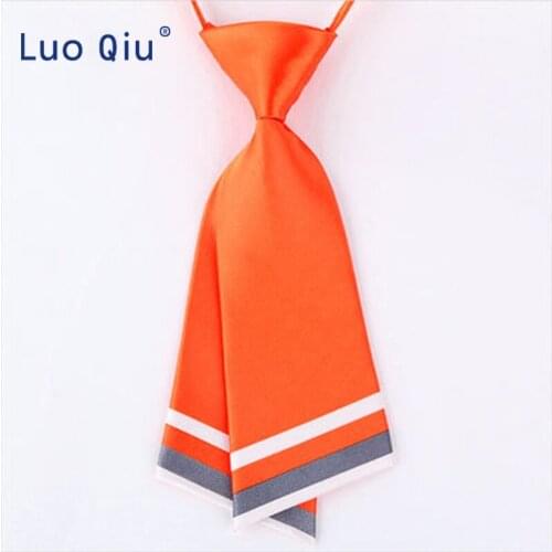 Orange Neck Tie For Women Fashion Ties for Gravata Professional Uniform Neckties Female College Student Bank Hotel Staff Tie