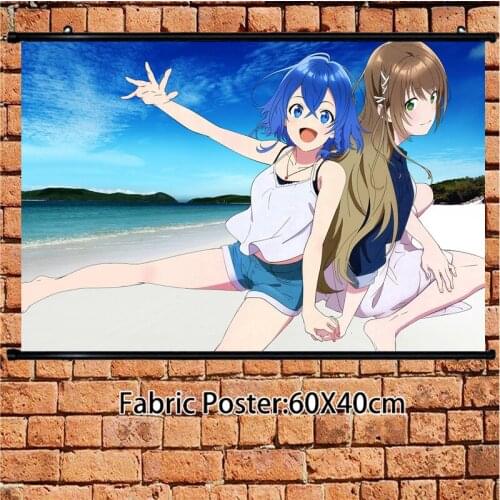 Anime Poster The Aquatope on White Sand Miyazawa Fuuka Misakino Kukuru Wall Scroll Home Decoration art picture 60x40cm