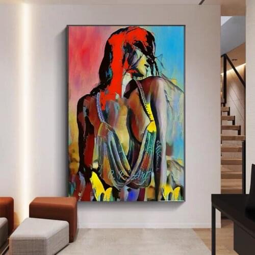 Sexy Attractive Beauty Abstract Graffiti Poster Mural Family Bedroom Childrens Room Wall Decoration Canvas Art (no Frame)