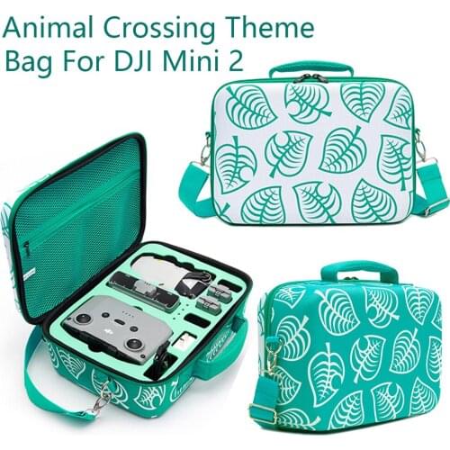 DJI Mini 2 Animal Crossing Theme Storage Bag Carrying Stronger Shell Protective Case for Mini 2 Accessories
