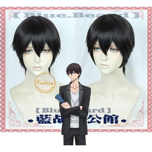 Takato Saijyo Dakaretai Otoko 1-i Ni Odosarete Imasu Short Natural Black Cosplay Synthetic Hair Heat Resistant + Free Wig Cap